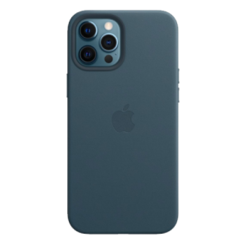 Чехол Apple iPhone 12 mini Leather Case MagSafe (Балтийский синий)