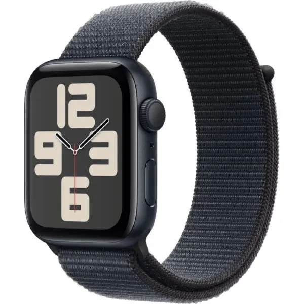 Apple Watch Series SE 2024 44mm Midnight Aluminum Case with Ink Sport Loop