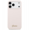 Guess для iPhone 17 Pro Max чехол Liquid silicone Gold metal logo & Camera Hard Pink (MagSafe)